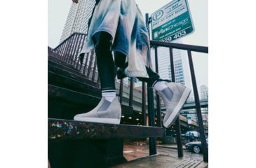 Image of Sorel Out N About Slip-On Wedge Boots - Womens, Chrome Grey/White, 6, 2033021-061-6