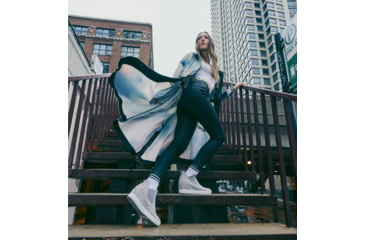 Image of Sorel Out N About Slip-On Wedge Boots - Womens, Chrome Grey/White, 6, 2033021-061-6