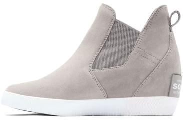 Image of Sorel Out N About Slip-On Wedge Boots - Womens, Chrome Grey/White, 8 US, 2033021-061-8