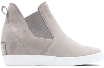 Image of Sorel Out N About Slip-On Wedge Boots - Womens, Chrome Grey/White, 8 US, 2033021-061-8