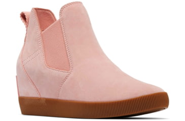Image of Sorel Out N About Slip-On Wedge Boots - Womens, Faux Pink/Gum 2, 8.5, 2033021-672-8.5