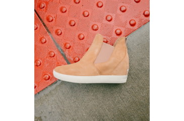 Image of Sorel Out N About Slip-On Wedge Boots - Womens, Tawny Buff/Chalk, 11, 2033021-253-11