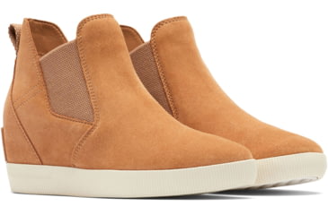 Image of Sorel Out N About Slip-On Wedge Boots - Womens, Tawny Buff/Chalk, 9 US, 2033021-253-9
