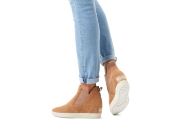 Image of Sorel Out N About Slip-On Wedge Boots - Womens, Tawny Buff/Chalk, 9 US, 2033021-253-9