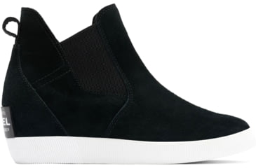 Image of Sorel Out N About Slip-On Wedge II Bootie - Women's, Black, White, 6.5, 2033021-010-6.5