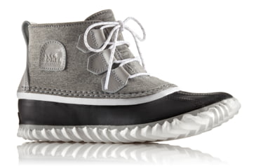 Image of Sorel Out N About Textile Casual Boot, Womens, Dove/White, 8.5 US, 1797811081-8.5