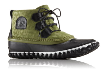 Image of Sorel Out N About Textile Casual Boot, Womens, Olive Drab/Black, 6.5 US, 1798031389-6.5