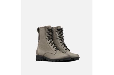 Image of Sorel Phoenix Lace Boot - Womens, Nubuck-Quarry, 12, 1822801052-12