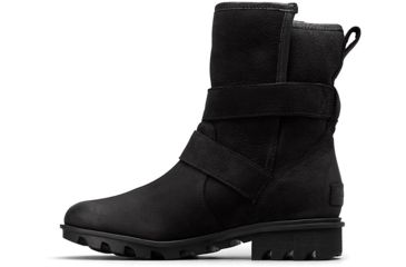 Image of Sorel Phoenix Moto Cozy - Womens, DEL RIO Black, 6.5, 1870301010-6.5