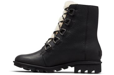 Image of Sorel Phoenix Short Lace Cozy - Womens, Black, 6.5, 1877191010-6.5