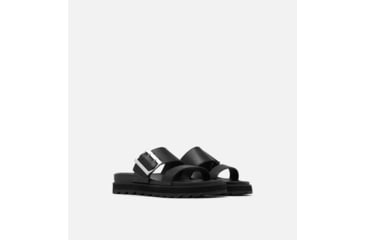 Image of Sorel Roaming Buckle Slide Sandals - Womens, Black, 7.5 US, 1936561-010-7.5