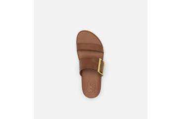 Image of Sorel Roaming Buckle Slide Sandals - Womens, Velvet Tan/Gum 2, 9.5 US, 1944601-243-9.5