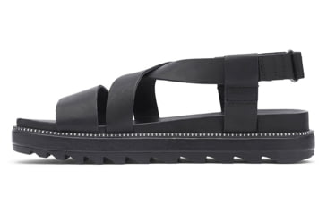 Image of Sorel Roaming Criss Cross Sandal - Womens, Black, 7 US, 1896001-010-7
