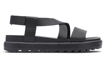 Image of Sorel Roaming Criss Cross Sandal - Womens, Black, 7 US, 1896001-010-7