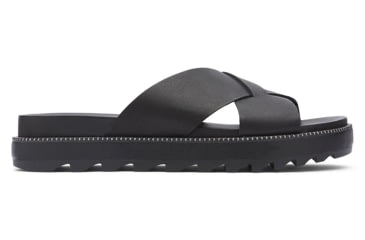Image of Sorel Roaming Criss Cross Slide - Womens, Black, 8 US, 1892291-010-8