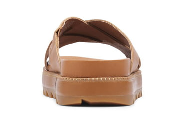 Image of Sorel Roaming Criss Cross Slide - Womens, Camel Brown, 9 US, 1897091-224-9
