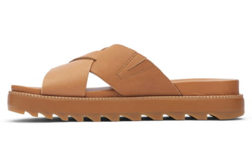 Image of Sorel Roaming Criss Cross Slide - Womens, Camel Brown, 9 US, 1897091-224-9