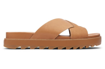 Image of Sorel Roaming Criss Cross Slide - Womens, Camel Brown, 9 US, 1897091-224-9