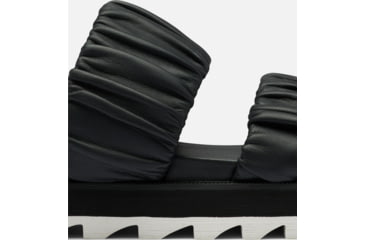Image of Sorel Roaming Two Strap Slide Sandals - Womens, Black/Chalk, 9.5 US, 1988461-010-9.5