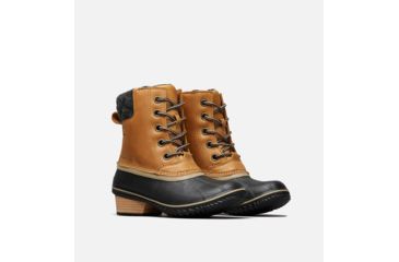 Image of Sorel Slimpack Lace II Boot - Womens, Elk, Black, 6, 1702251286-6