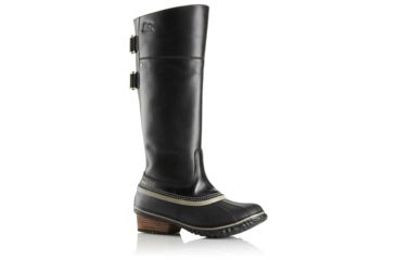Image of Sorel Slimpack Riding Tall II Casual Boot - Women's-Black-Medium-6.5