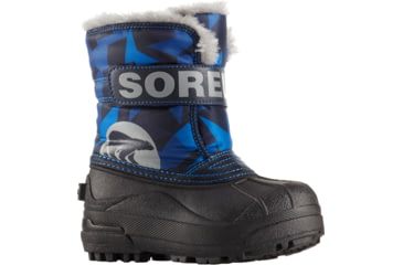 Image of Sorel Snow Commander Print Winter Boot - Boy's Youth-Abyss-7 Toddler