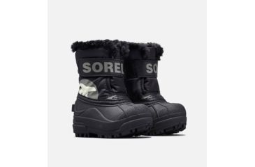 Image of Sorel Toddler Snow Commander Winter Boot, Black, Charcoal, 4, 1638112010-4