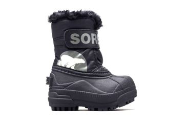 Image of Sorel Toddler Snow Commander Winter Boot, Black, Charcoal, 4, 1638112010-4