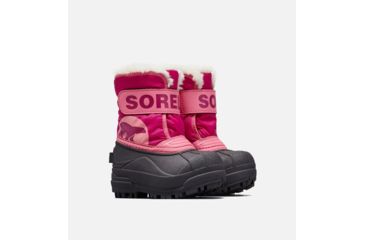 Image of Sorel Toddler Snow Commander Winter Boot, Tropic Pink, De, 4, 1638112652-4