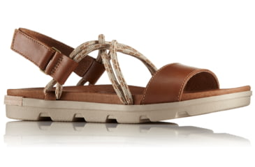 Image of Sorel Torpeda Sandal II, Womens, Camel Brown/Ancient Fossil, 6 US, 1776241224-6