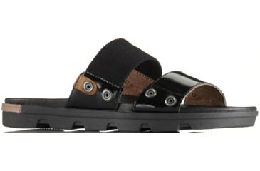 Image of Torpeda Slide Sandal - Womens-Black/White-Medium-6