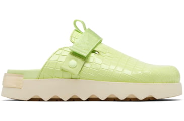 Image of Sorel VIIbe Clog - Womens, Luminous Lime/Honey White, 10.5, 2030521-382-10.5