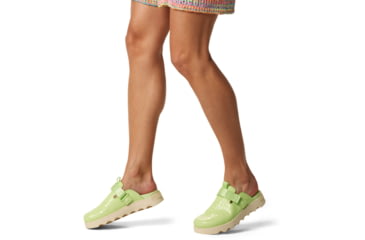 Image of Sorel VIIbe Clog - Womens, Luminous Lime/Honey White, 10.5, 2030521-382-10.5