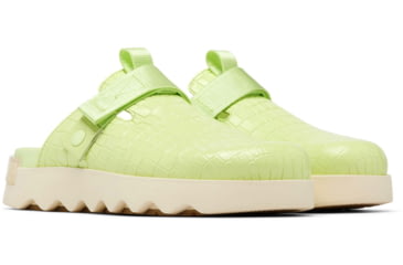 Image of Sorel VIIbe Clog - Womens, Luminous Lime/Honey White, 10.5, 2030521-382-10.5