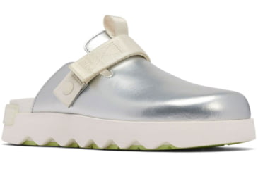 Image of Sorel VIIbe Clog - Womens, Sea Salt/Luminous Lime, 9, 2030521-127-9