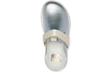 Image of Sorel VIIbe Clog - Womens, Sea Salt/Luminous Lime, 9, 2030521-127-9