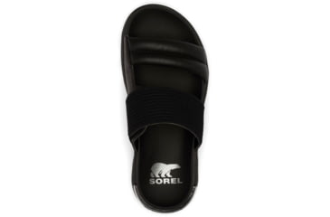 Image of Sorel VIIbe Slide Sandals - Womens, Black/Black, 9.5 US, 2030531-010-9.5