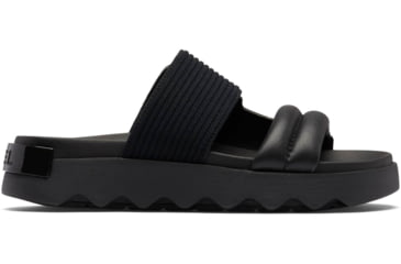 Image of Sorel VIIbe Slide Sandals - Womens, Black/Black, 9.5 US, 2030531-010-9.5