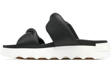 Image of Sorel VIIbe Twist Slide Sandals - Womens, Black/Sea Salt, 7 US, 2039961-010-7