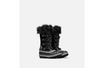 Image of Sorel Youth Joan Of Arctic Winter Boot, Black, Oyster, 7, 1516801013-7