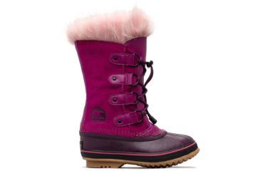 Image of Sorel Youth Joan Of Arctic Winter Boot, Raspberry, Purp, 3, 1516801531-3