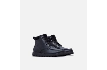 Image of Sorel Youth Madson Moc Toe Waterproof Boot - Boys, Black, Black, 7, 1808951011-7