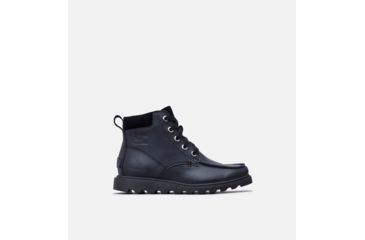 Image of Sorel Youth Madson Moc Toe Waterproof Boot - Boys, Black, Black, 7, 1808951011-7