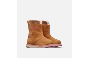 Image of Sorel Youth Rylee Camo Boot, Elk, Pink Ice, 7, 1767751286-7
