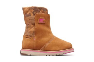 Image of Sorel Youth Rylee Camo Boot, Elk, Pink Ice, 7, 1767751286-7
