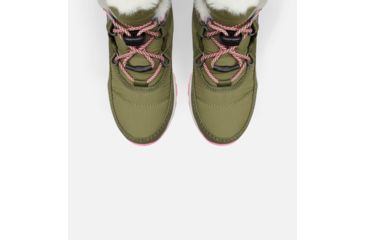 Image of Sorel Youth Whitney Short Lace Boot, Hiker Green, Se, 7, 1767401371-7