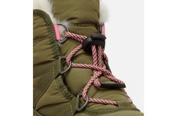 Image of Sorel Youth Whitney Short Lace Boot, Hiker Green, Se, 7, 1767401371-7