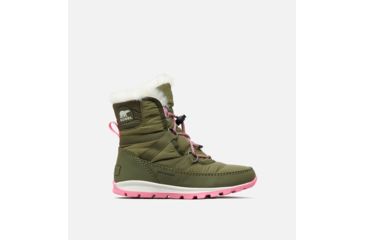Image of Sorel Youth Whitney Short Lace Boot, Hiker Green, Se, 7, 1767401371-7