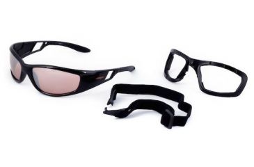 Image of Sos Gripz Riders / Cryptic Sunglasses, Frame - Shiny Black Tr-90 / Lens - Pc Z87.1, Driver-fm