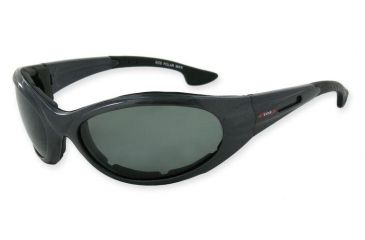 Image of Sos Polar Max / Osprey Sunglasses, Frame - Shiny Pearl Gunmetal, Lens - Tac Polarized Smoke 1.0mm